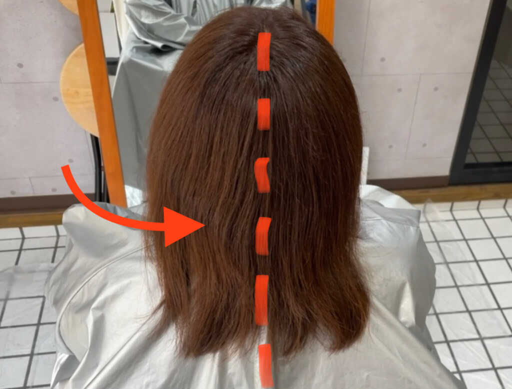 レプロナイザーと絹女で仕上げたヘアスタイル