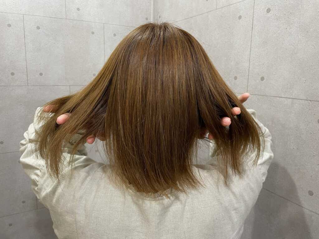 レプロナイザー4D Plusで仕上げたヘアスタイル