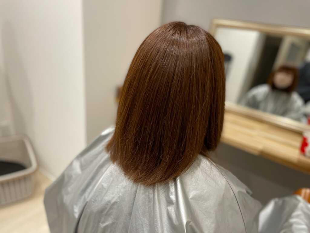 アゲツヤストレートアイロンで仕上げたヘアスタイル