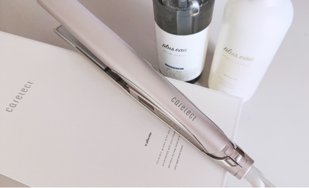 プリュスオーシャンプーとケアレクト ヘアアイロン